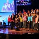 Sherry leading the City Choir