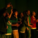 crowd in worship